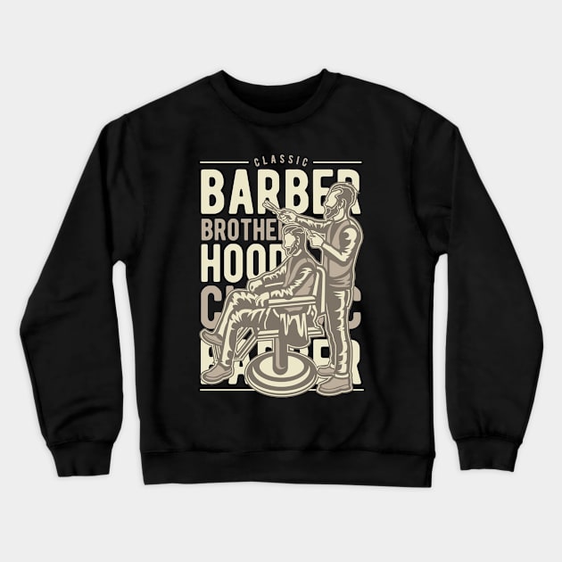 Razor and barber, only the barber cut my beard! Crewneck Sweatshirt by The Hammer